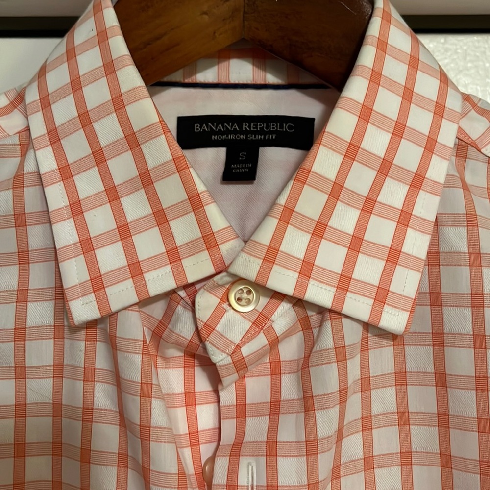 BANANA REPUBLIC - BUTTON DOWN LONG SLEEVE SHIRT